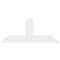 Ekena Millwork Portland Architectural Grade PVC Gable Bracket, 36"W x 15"H x 2"D x 4"F, 10/12 Pitch GBP036X15X0204POR00 - alternate 4